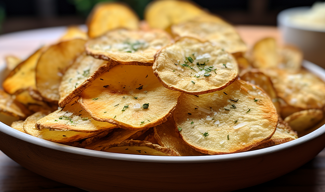 Batata Chips na Air Fryer