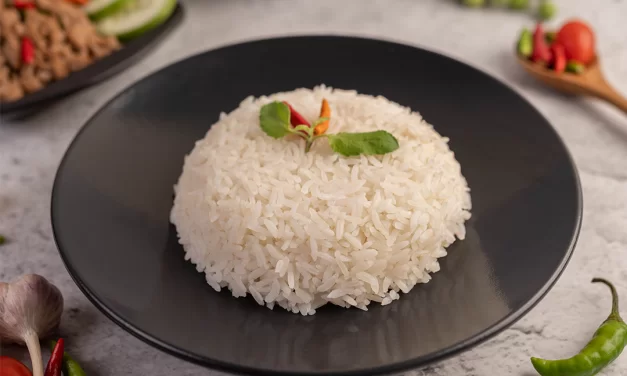 Arroz na panela de pressão elétrica