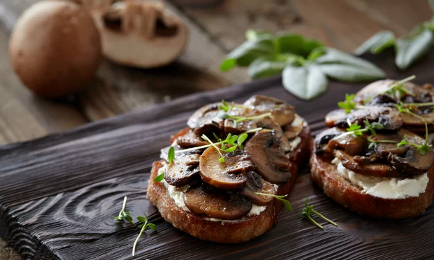 Bruschetta de Cogumelos