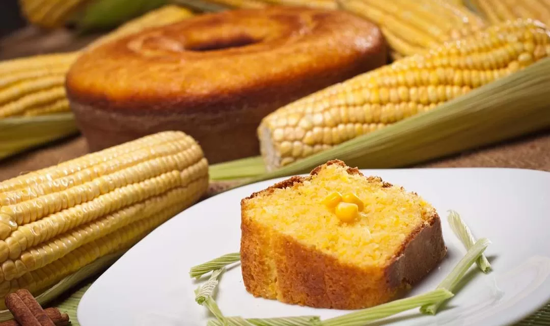 Bolo de milho na Air Fryer