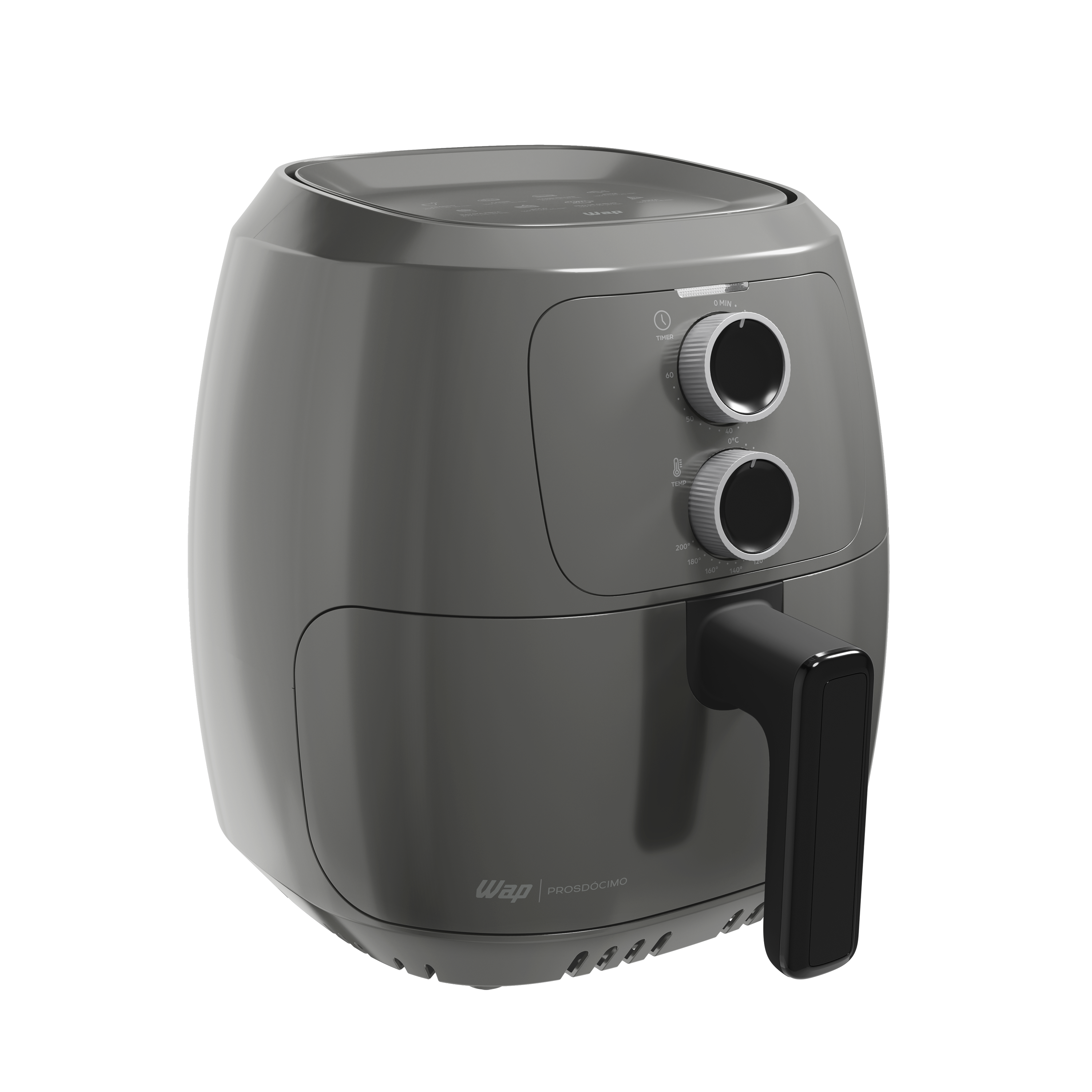 Air Fryer Family 4L Cinza.