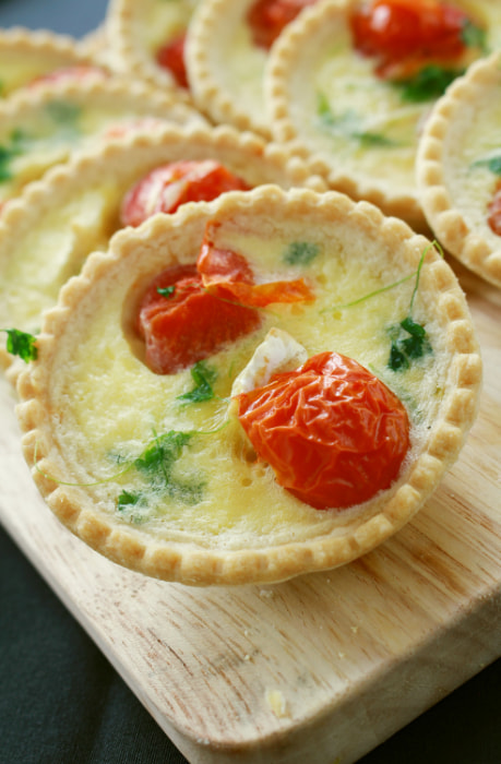 Receita de mini quiche feita na air fryer WAP.