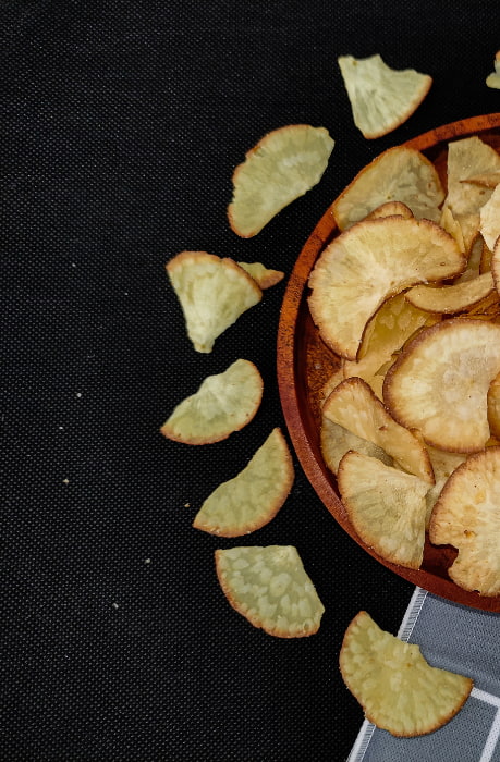 Chips de mandioca feita da air fryer WAP.