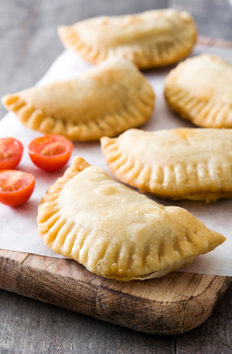 Receita de empanada na air fryer.