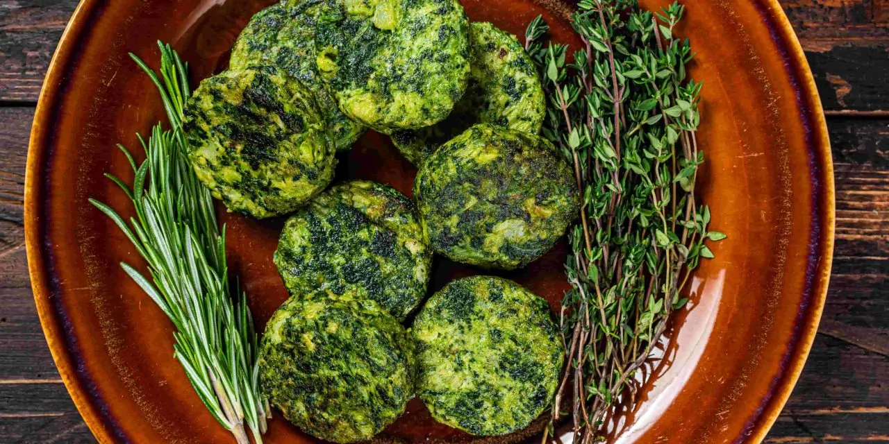 Bolinho de Espinafre na Air Fryer