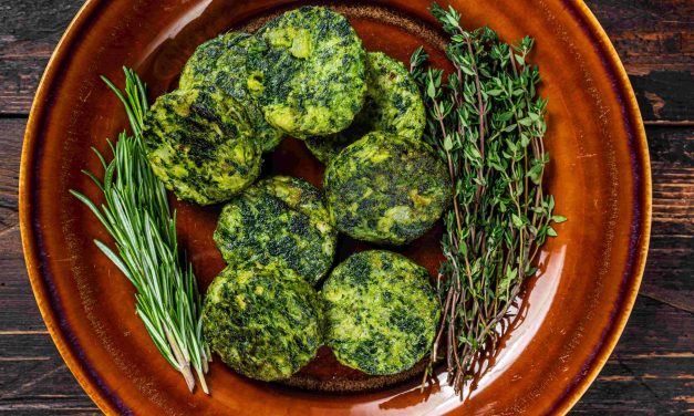 Bolinho de Espinafre na Air Fryer