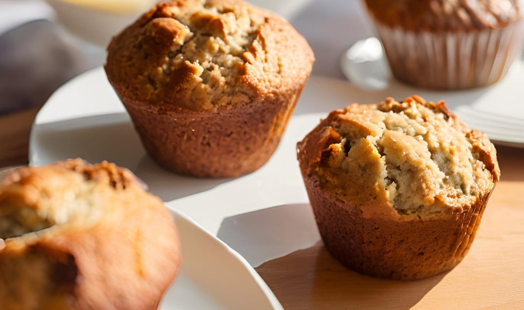 Muffin de Banana na Air Fryer