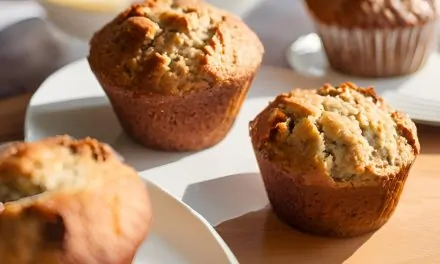 Muffin de Banana na Air Fryer