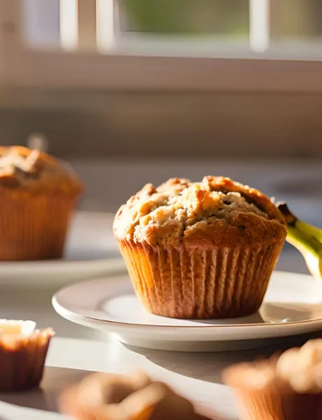 Muffin de banana receita.