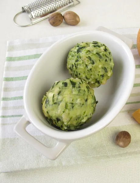 Receita de bolinho de espinafre na air fryer.