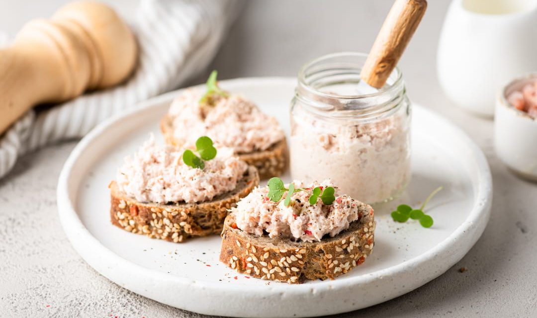 Patê de atum no liquidificador