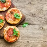 Mini Pizzas na Air Fryer