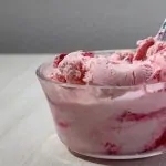 Sorvete de Banana e Morango no Liquidificador