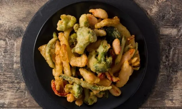 Tempurá de legumes na Air Fryer