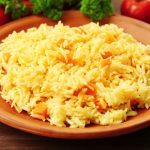 Arroz com Cenoura na Panela de Arroz