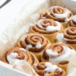 Receita cinnamon roll na air fryer