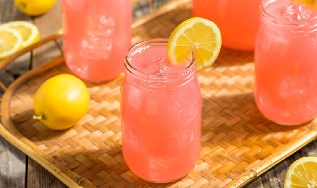 Pink lemonade no liquidificador