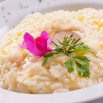 Risoto de queijo na panela de arroz