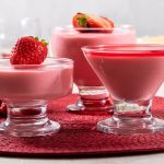 Gelatina cremosa com leite condensado