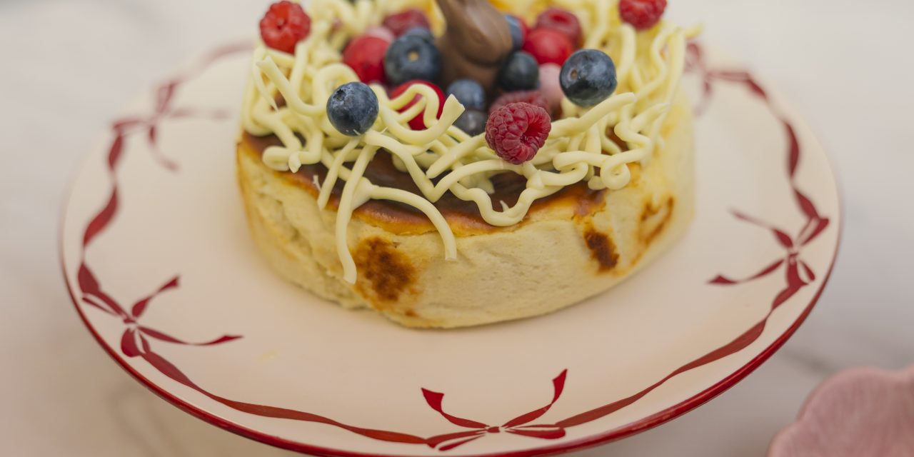 Cheesecake Basca na Air Fryer