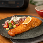 Salmão defumado na Air Fryer