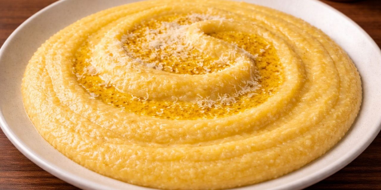 Polenta na panela de pressão elétrica