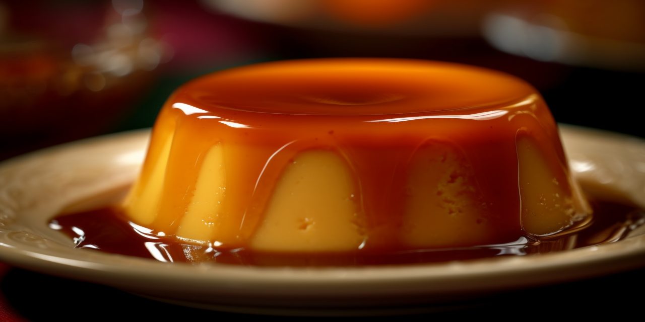 Pudim na panela de pressão elétrica