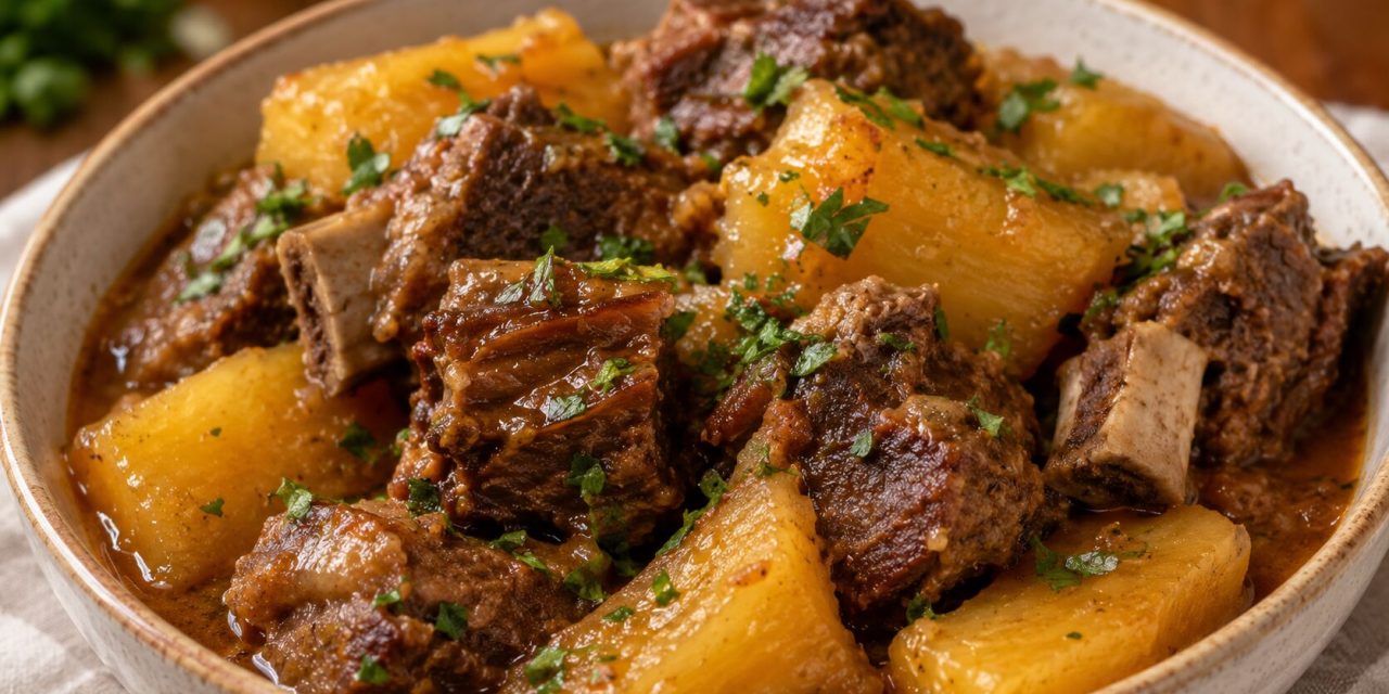 Mandioca com costela na panela de pressão: o segredo do ponto perfeito